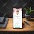design nfc digital business card with qr code