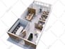 design and render 3d office interior and house interior