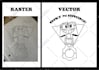 breathe new life into your raster image with vector  tracing, vector conversion