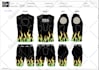 create a clothing tech pack and flat sketch for manufacturing