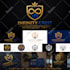 do modern minimalist logo design and redesign