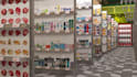 3d design render retail stores,supermarket interior exterior