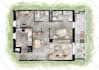 create artistic sketch style architectural floor plans