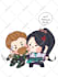 draw adorable chibi charater cute icon
