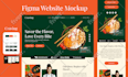 do figma website UI UX, website mockup or figma web template