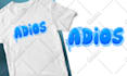 do custom 3d typography t shirt design