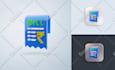 make 3d icons and 3d objects with a professional look