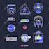 create cartoon anime cute illustration for sticker design