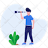 create a flat and modern illustration for apps and web
