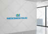 create construction, real estate, excavation, bulldozer, transport logo
