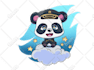 illustrate concept or character in cute anime chibi art