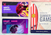 do all design jobs including social posts, stories, covers, banners, thumbnails