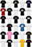 design simple typography for more tshirt pack
