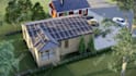do house 3d exterior design,sketchup modelling, 3d rendering