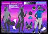 create an original character or furry reference sheet