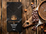 do modern coffee, tea pouch labels and packaging design