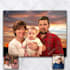 create amazing family portrait watercolor portrait
