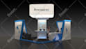 design and render exhibition stand, booth or kiosk