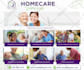 design homecare brochure, flyer, and logo