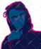 do draw your photo into retrowave artwork