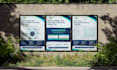 do printable billboard, signage, shop front and yard sign