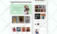 design a responsive website UI UX design using xd or figma