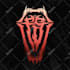 design deathmetal, metalcore icon symbol and emblem for band