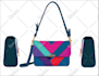 bag technical drawing for manufacturer, backpack, handbag, tote bag and suitcase