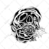 design a tattoo in black and white or in color