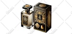 design luxury perfume packaging, box, and cosmetic label with 3d mockup