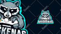 design a original esport, gaming, twitch, cartoon logo