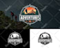 do vintage adventure mountain and outdoor logo design