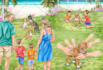 create your story book illustration or book cover, children book art
