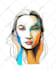 draw a vector line art portrait avatar from your picture