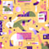 create a high end, premium illustration, for tech brand, startup or family
