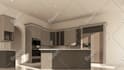 render 3d commercial exterior and interior in sketchup