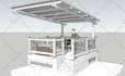 make a 3d architectural design model or a render