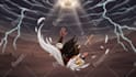 draw painterly pixel art background illustration, scenes, and character sprites