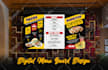 do digital menu board, restaurant menu, or tv screen menu