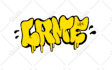 draw bubble graffiti style with hand drawn