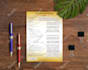 do modern food or restaurant menu design