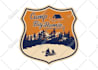 design vintage retro rustic logo for outdoor mountain hunting camping and hiking