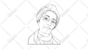 draw an amazing unique minimalist vector one line art