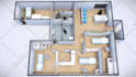 create 2d, 3d floor plan for showrooms, offices, spas and clinics