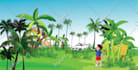 draw colourful  children book illustration with ai