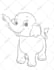 draw coloring book page for children