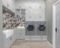 design bathroom,laundry room,mud room,3d floor plan for you