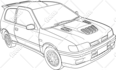 create detailed vector art black and white your pictures