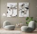 create printable digital oil paint abstract wall art design