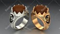 do jewelry cad design for 3d printing and rendering